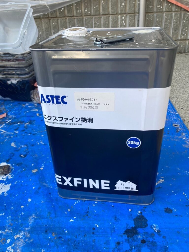 福岡県糟屋郡 N様邸【住宅塗装】作業工程：塀塗装 写真7
