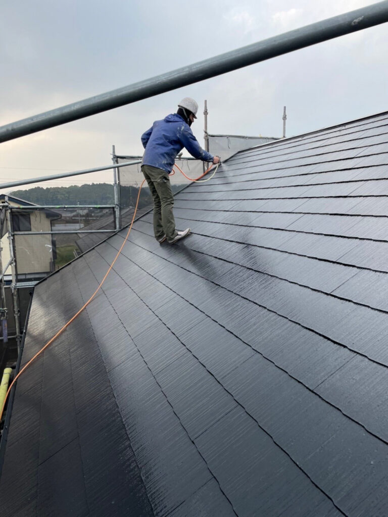 福岡県糟屋郡 N様邸【住宅塗装】作業工程：光触媒コーティング(屋外) 写真9