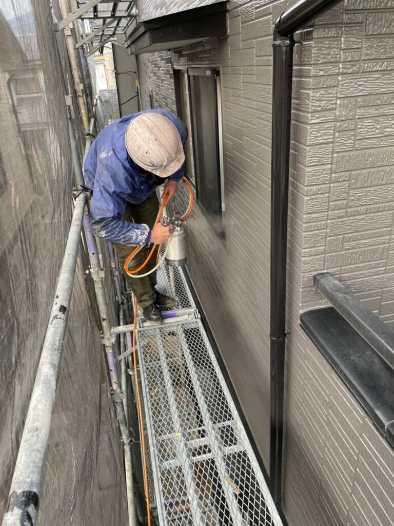 福岡県糟屋郡 N様邸【住宅塗装】作業工程：光触媒コーティング(屋外) 写真10