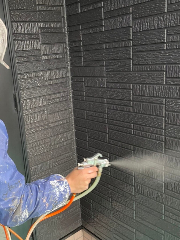 福岡県糟屋郡 N様邸【住宅塗装】作業工程：光触媒コーティング(屋外) 写真12