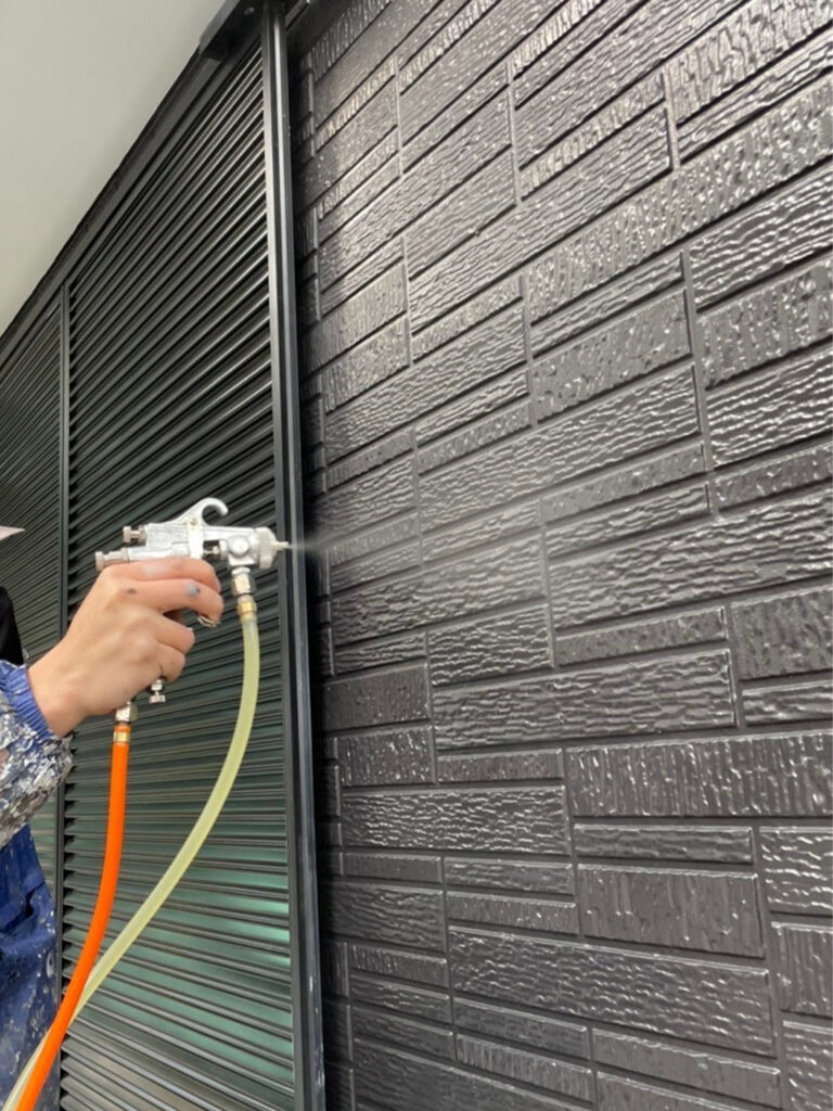 福岡県糟屋郡 N様邸【住宅塗装】作業工程：光触媒コーティング(屋外) 写真6