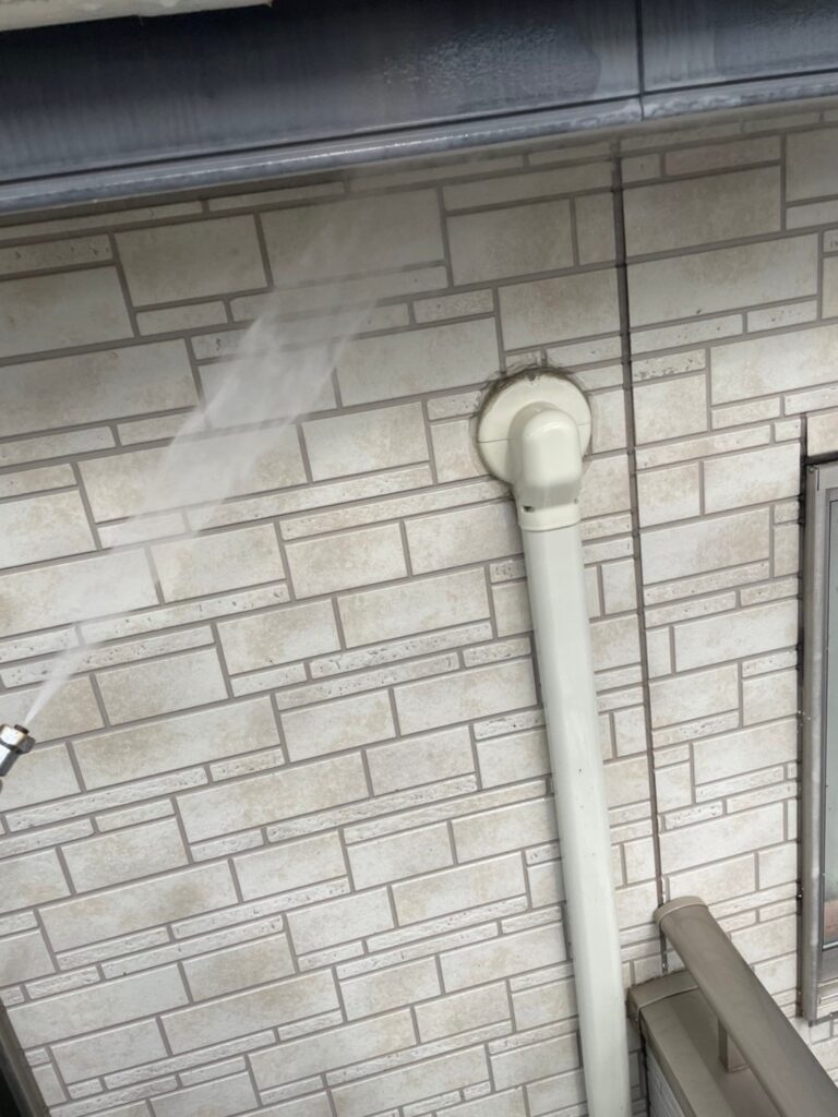 福岡県春日市 H様邸【住宅塗装】高圧洗浄 写真2