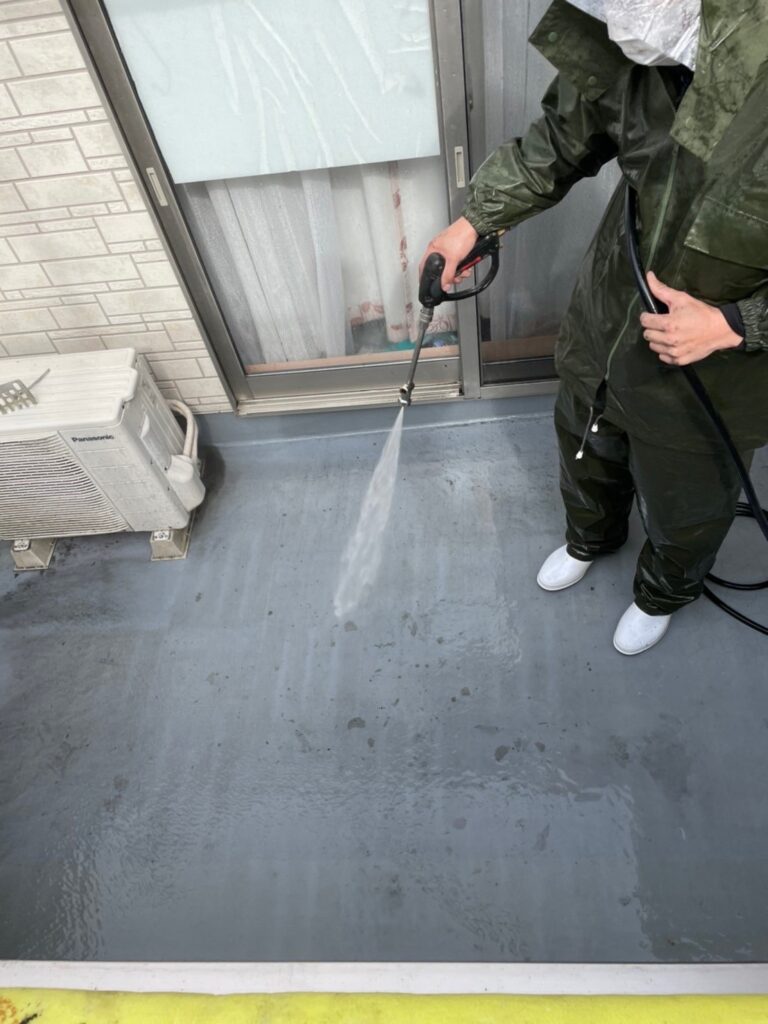 福岡県春日市 H様邸【住宅塗装】高圧洗浄 写真4