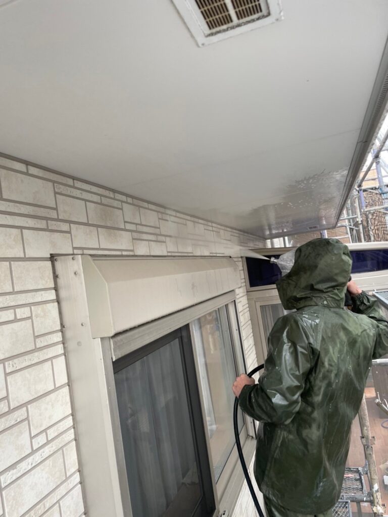 福岡県春日市 H様邸【住宅塗装】高圧洗浄 写真5