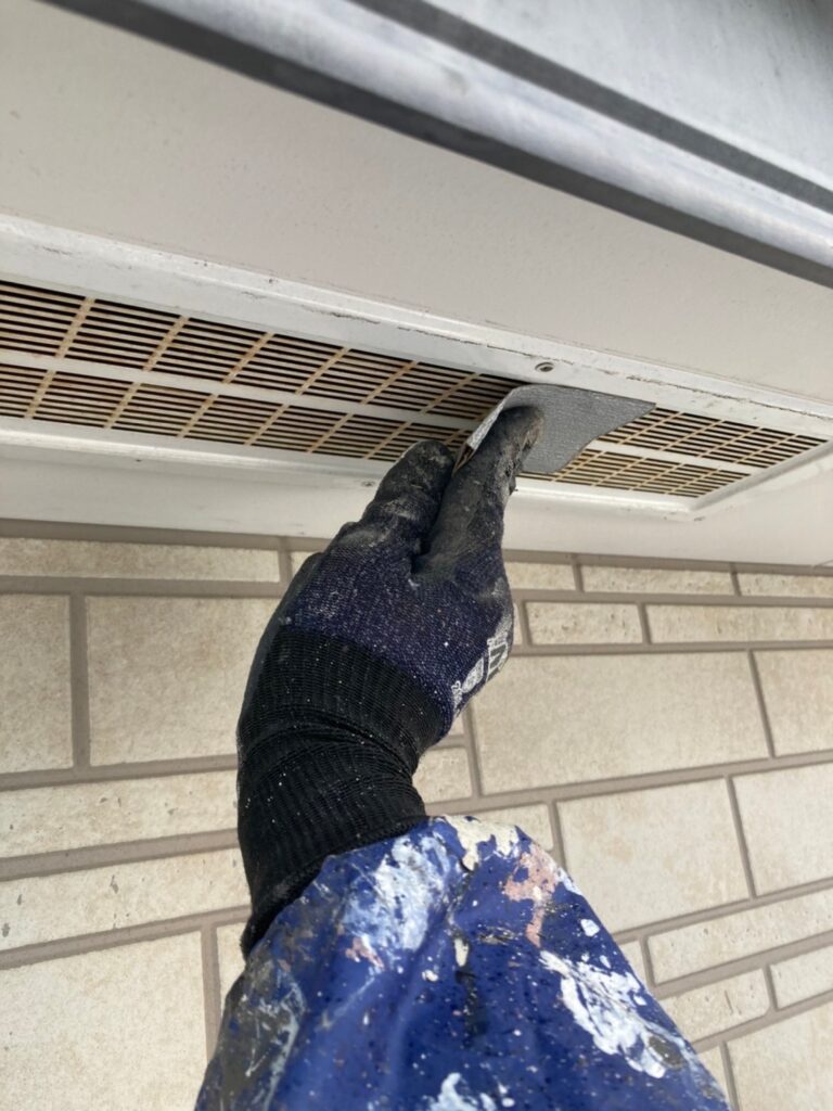 福岡県春日市 H様邸【住宅塗装】各所下地処理 写真5