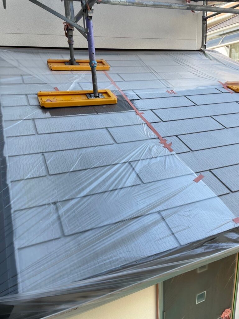 福岡県春日市 H様邸【住宅塗装】各所養生 写真3