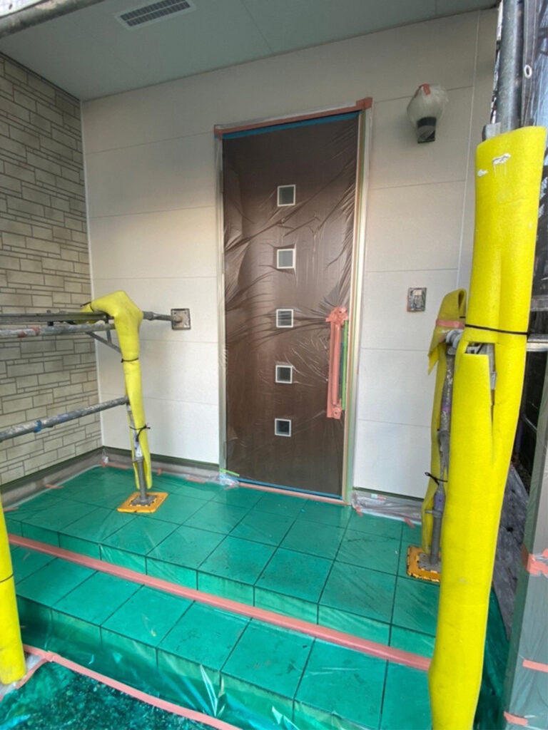 福岡県春日市 H様邸【住宅塗装】各所養生 写真6