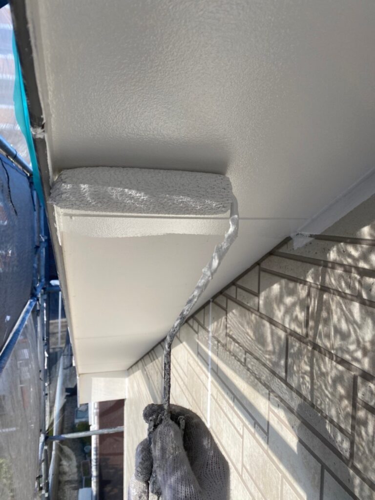 福岡県春日市 H様邸【住宅塗装】軒天塗装 写真2