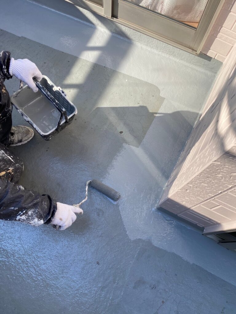 福岡県春日市 H様邸【住宅塗装】ベランダ防水塗装 写真6