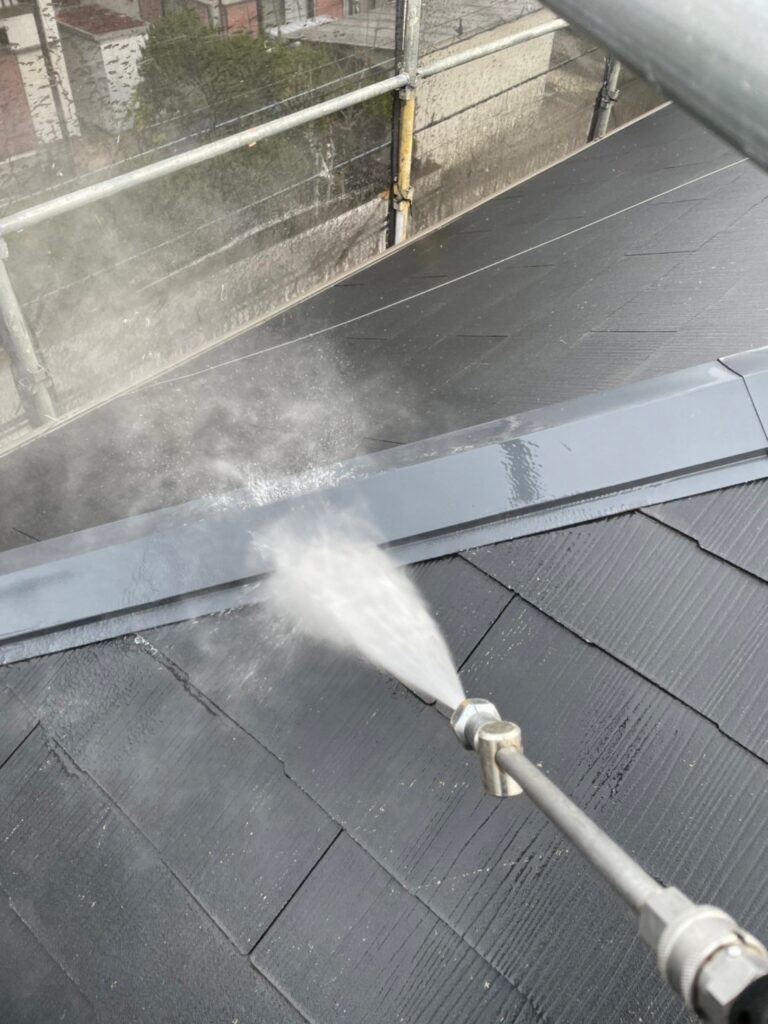 福岡県大野城市 K様邸【住宅塗装】高圧洗浄 写真1