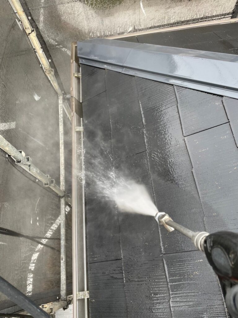 福岡県大野城市 K様邸【住宅塗装】高圧洗浄 写真2