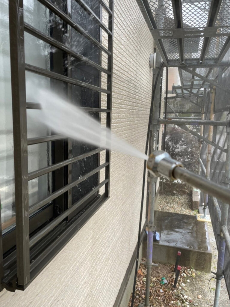 福岡県大野城市 K様邸【住宅塗装】高圧洗浄 写真6