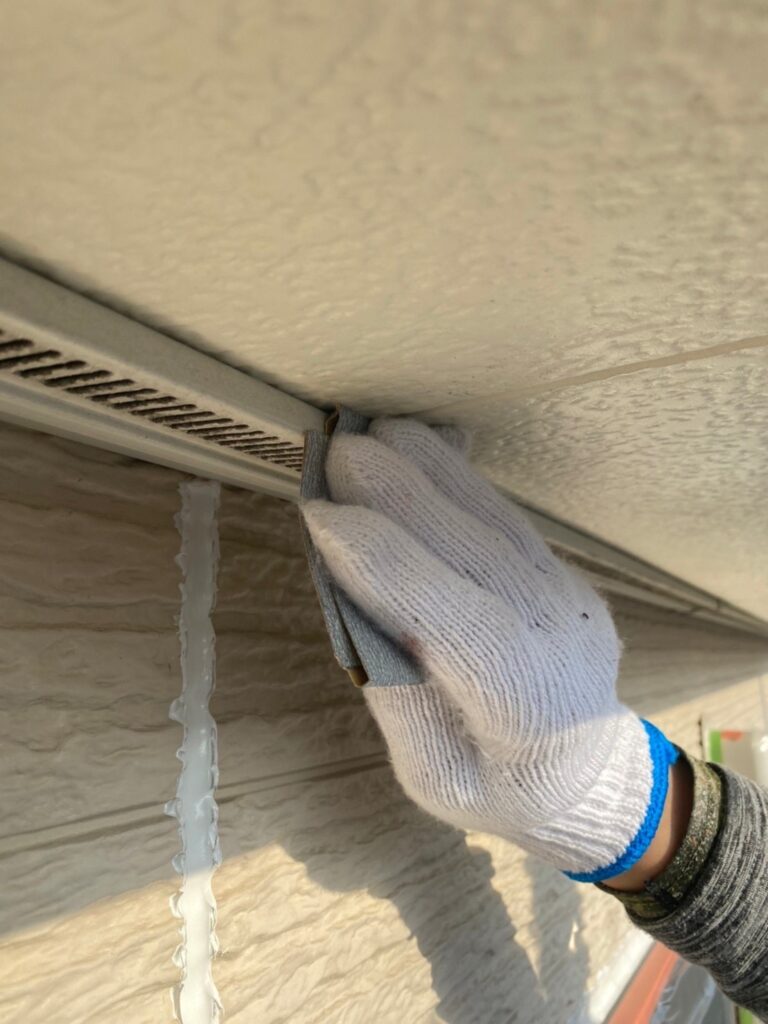 福岡県大野城市 K様邸【住宅塗装】各所下地処理 写真2