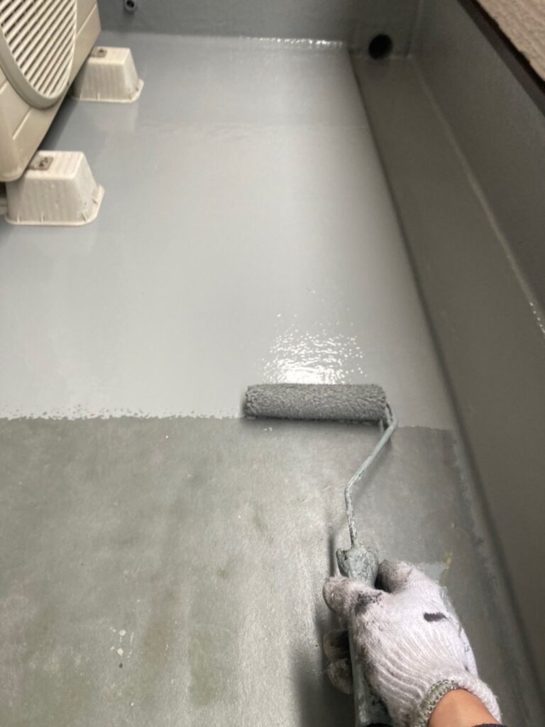 福岡県大野城市 K様邸【住宅塗装】ベランダ防水塗装 写真3