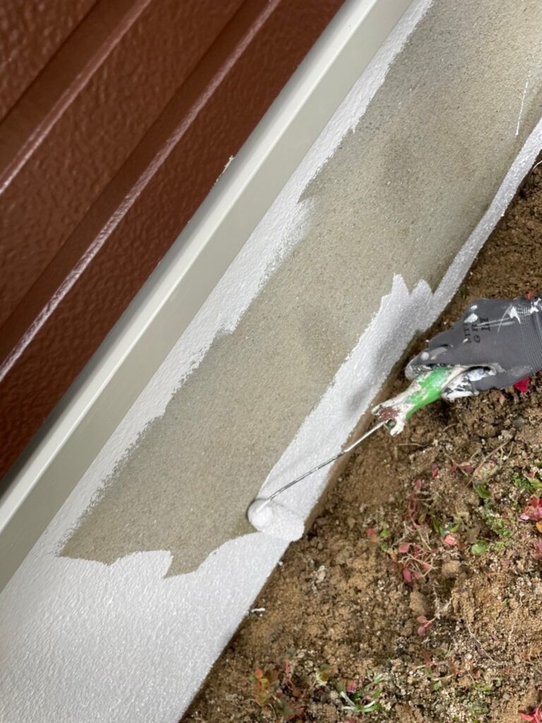 福岡県春日市 A様邸【住宅塗装】基礎巾木塗装 写真7