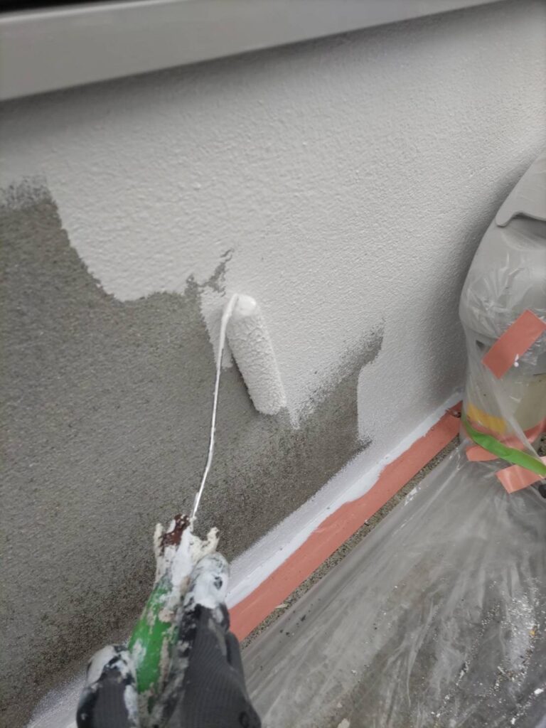 福岡県春日市 A様邸【住宅塗装】基礎巾木塗装 写真8