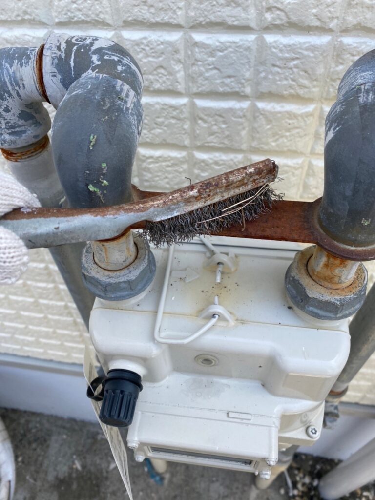 福岡県春日市 A様邸【住宅塗装】外構塗装と清掃 写真1