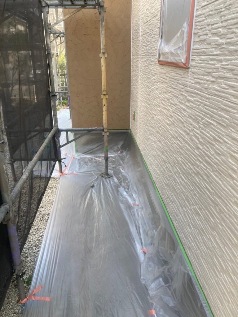 福岡県福岡市西区 N様邸【住宅塗装】養生 写真8