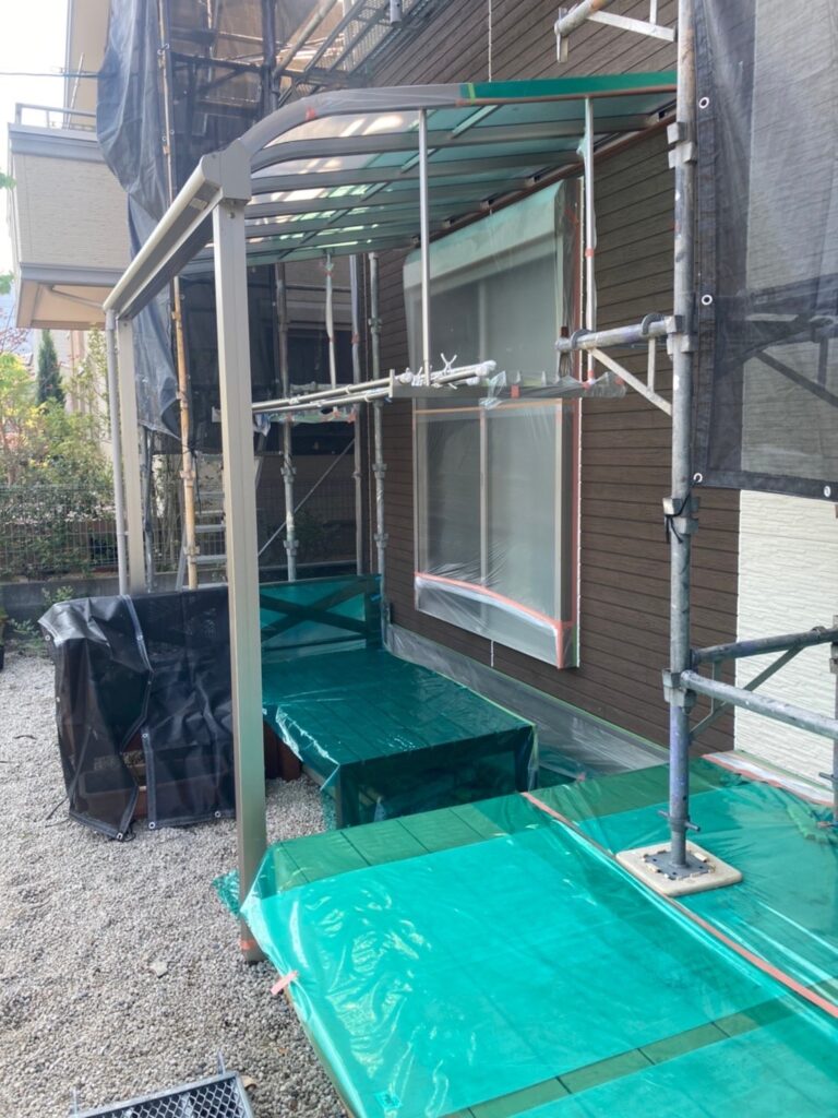 福岡県福岡市西区 N様邸【住宅塗装】養生 写真9