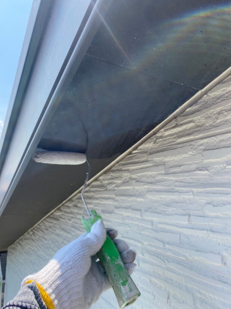 福岡県福岡市西区 N様邸【住宅塗装】軒天塗装 写真2