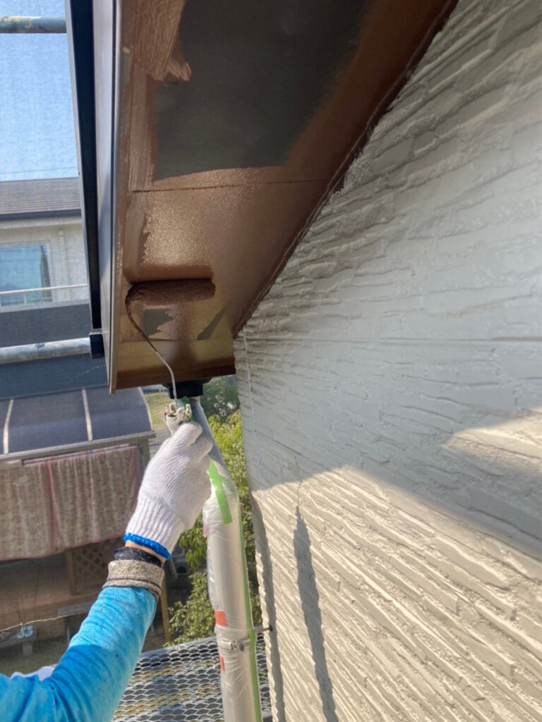 福岡県福岡市西区 N様邸【住宅塗装】軒天塗装 写真4