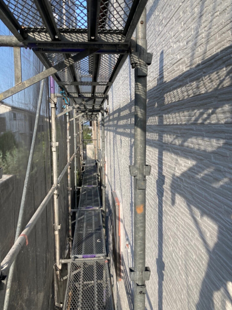 福岡県福岡市西区 N様邸【住宅塗装】外壁塗装(中塗り) 写真23