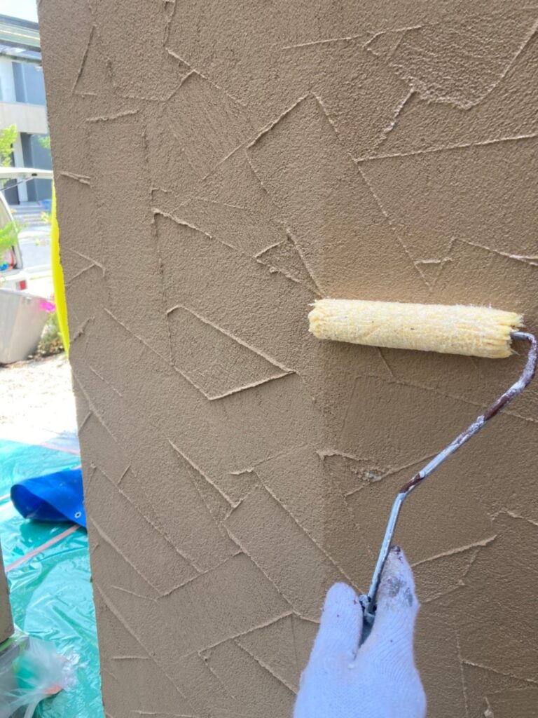 福岡県福岡市西区 N様邸【住宅塗装】外壁塗装(下塗り) 写真12