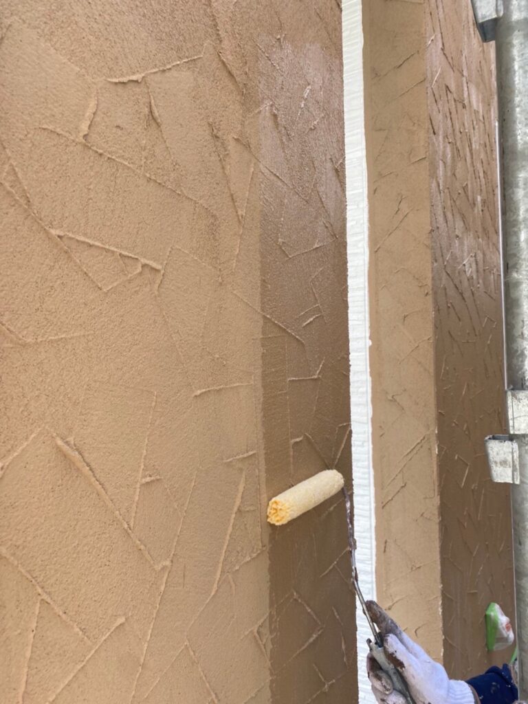 福岡県福岡市西区 N様邸【住宅塗装】外壁塗装(下塗り) 写真13