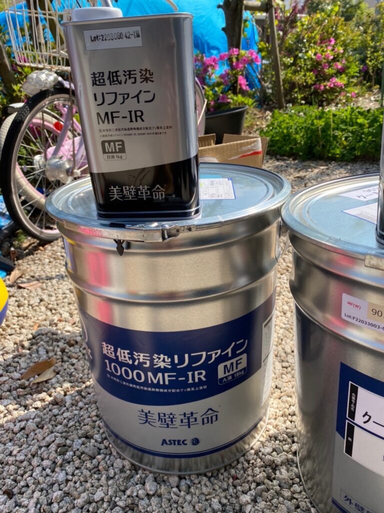 福岡県福岡市西区 N様邸【住宅塗装】外壁塗装(中塗り) 写真17