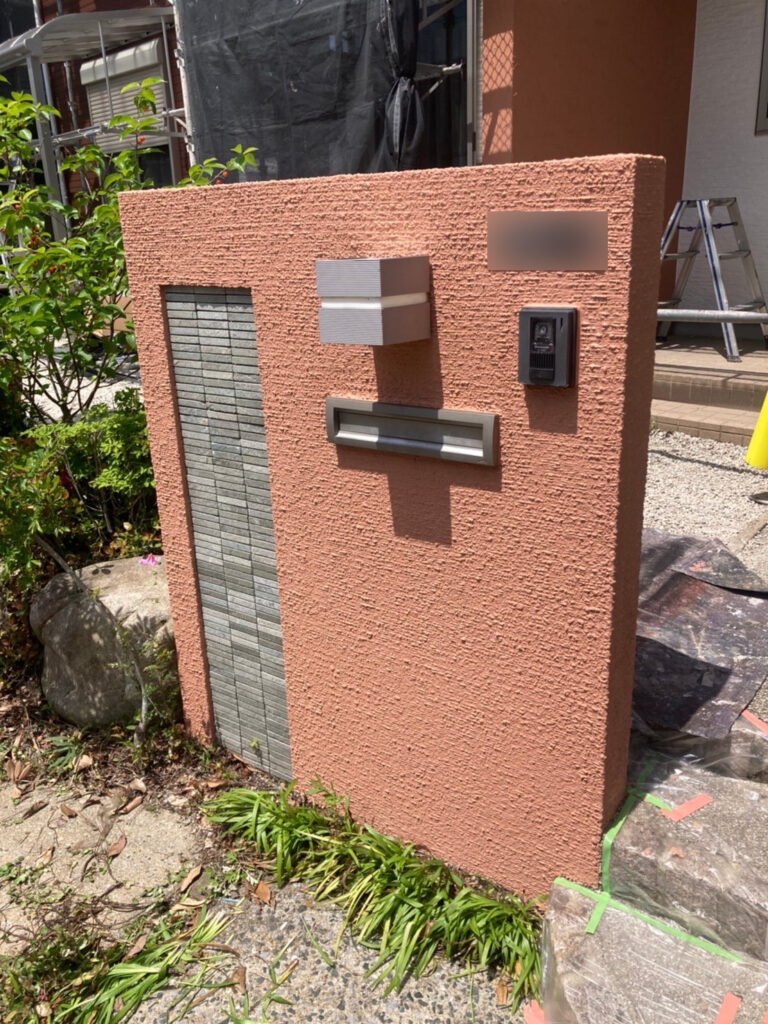 福岡県福岡市西区 N様邸【住宅塗装】外壁塗装(門袖壁) 写真37