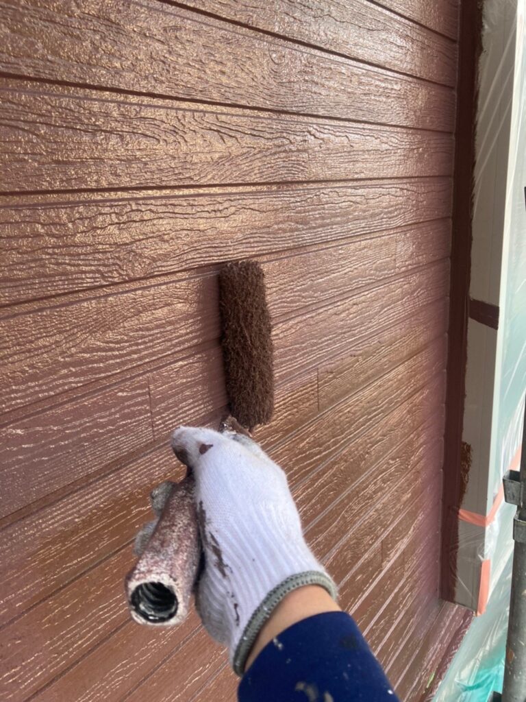 福岡県福岡市西区 N様邸【住宅塗装】外壁塗装(上塗り) 写真32