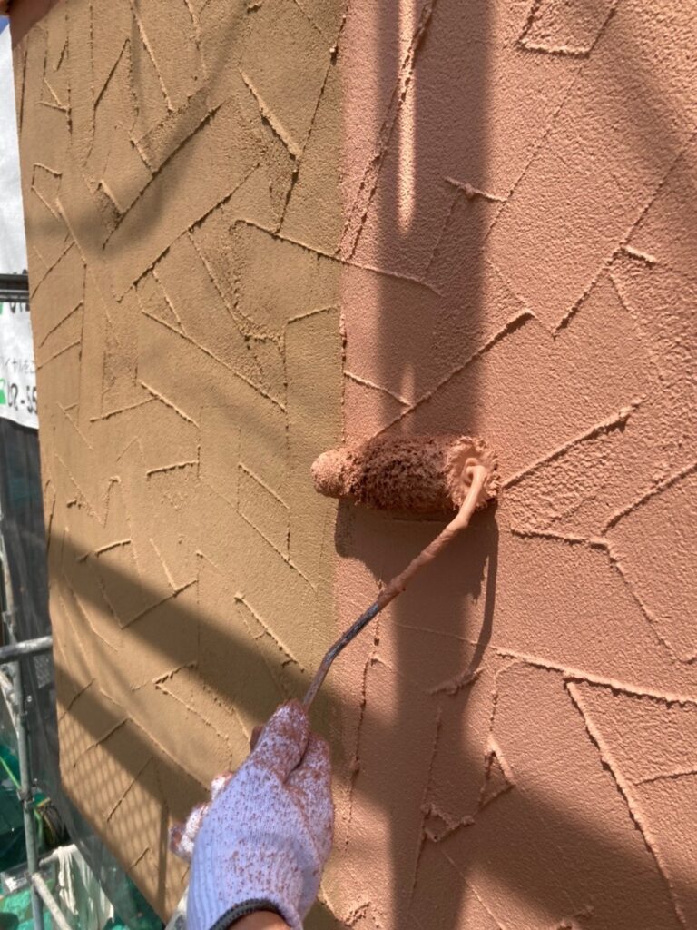 福岡県福岡市西区 N様邸【住宅塗装】外壁塗装(中塗り) 写真26