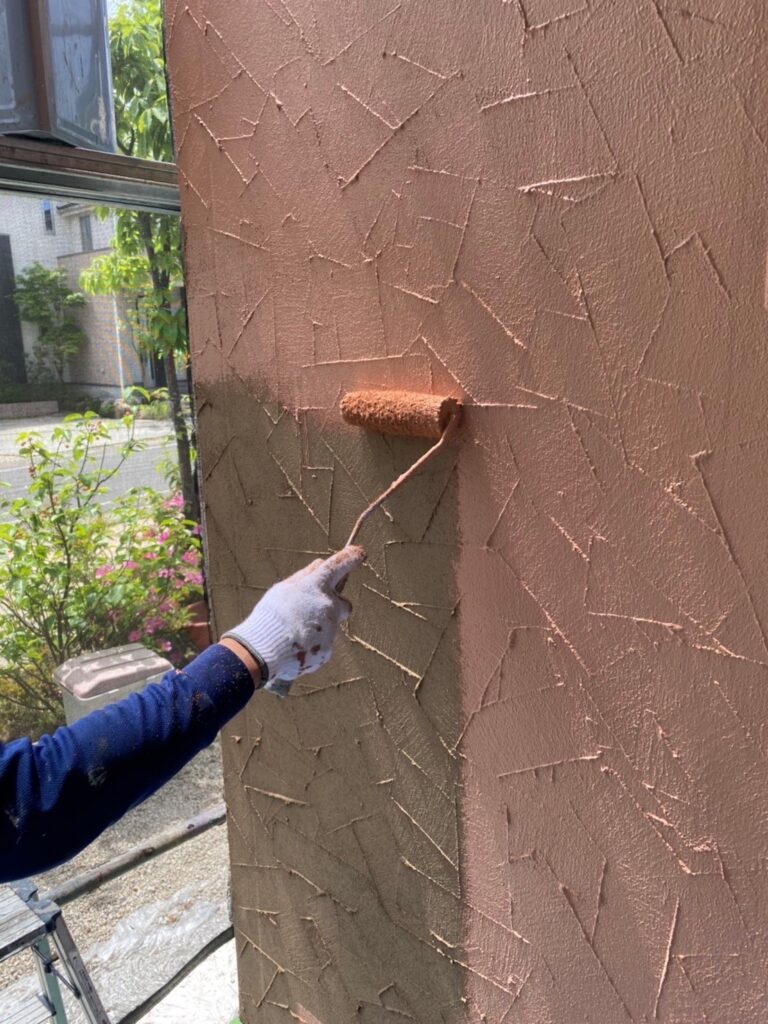 福岡県福岡市西区 N様邸【住宅塗装】外壁塗装(中塗り) 写真27