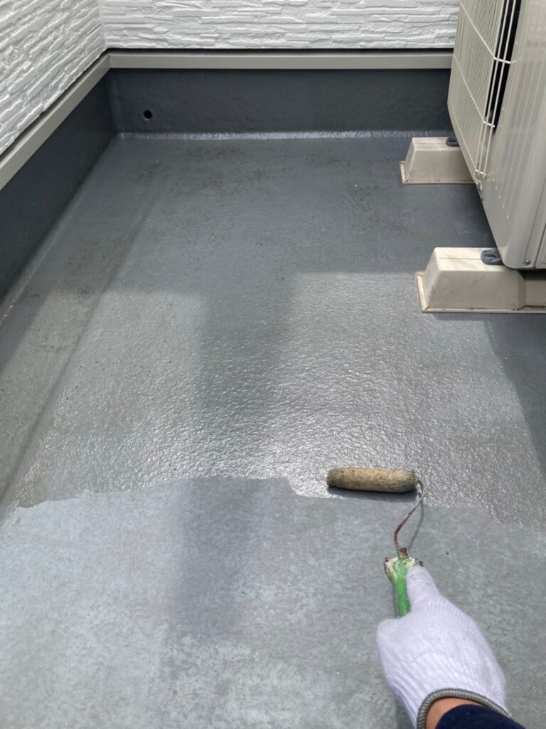 福岡県福岡市西区 N様邸【住宅塗装】ベランダ防水塗装 写真2