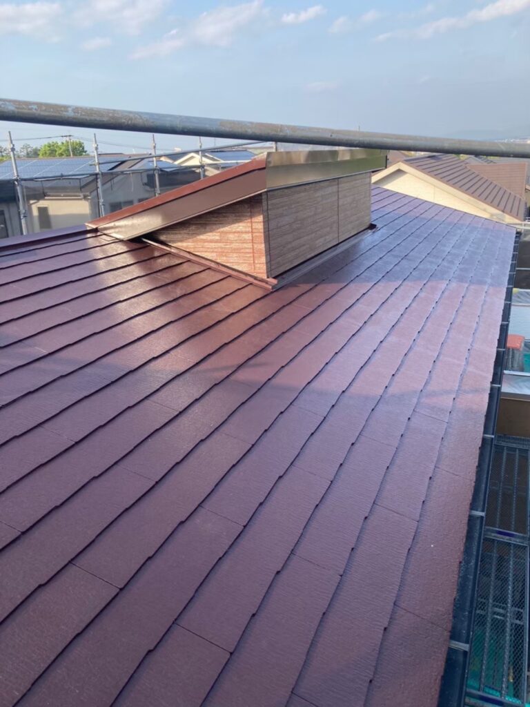 福岡県福岡市西区 N様邸【住宅塗装】屋根塗装(中塗り) 写真10