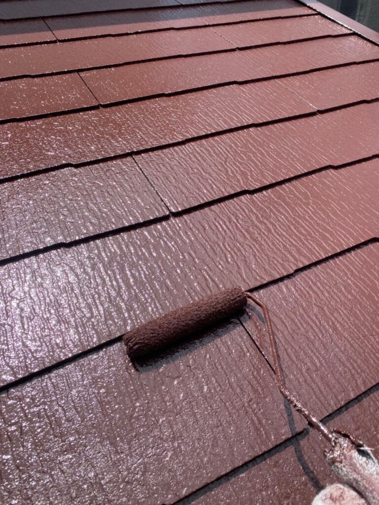 福岡県福岡市西区 N様邸【住宅塗装】屋根塗装(上塗り) 写真17