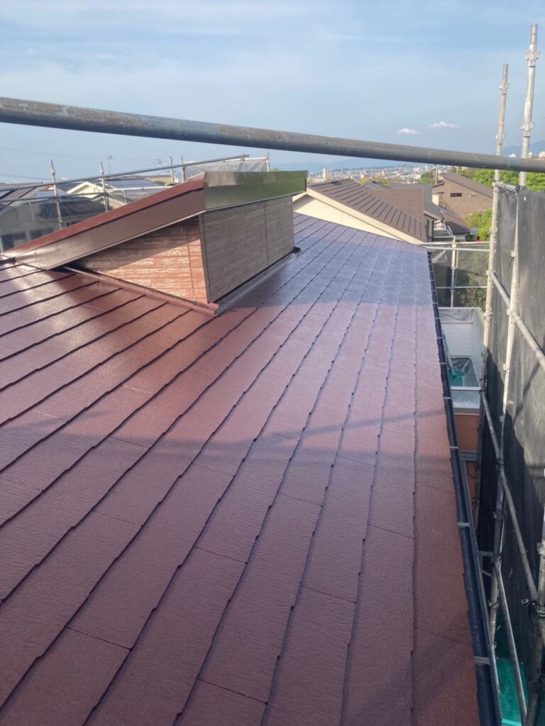 福岡県福岡市西区 N様邸【住宅塗装】屋根塗装(上塗り) 写真19