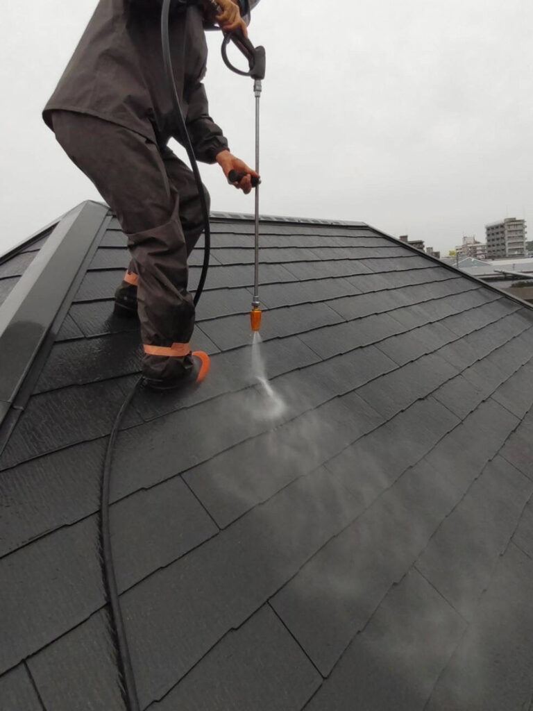福岡県大野城市 H様邸【住宅塗装】高圧洗浄 写真1