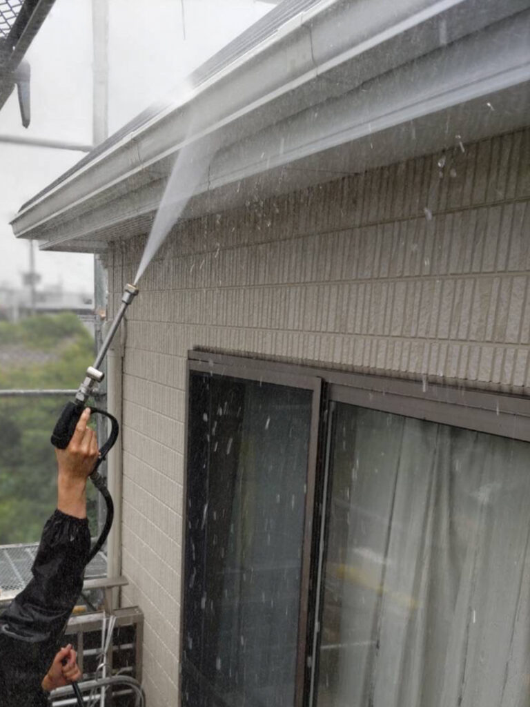 福岡県大野城市 H様邸【住宅塗装】高圧洗浄 写真2