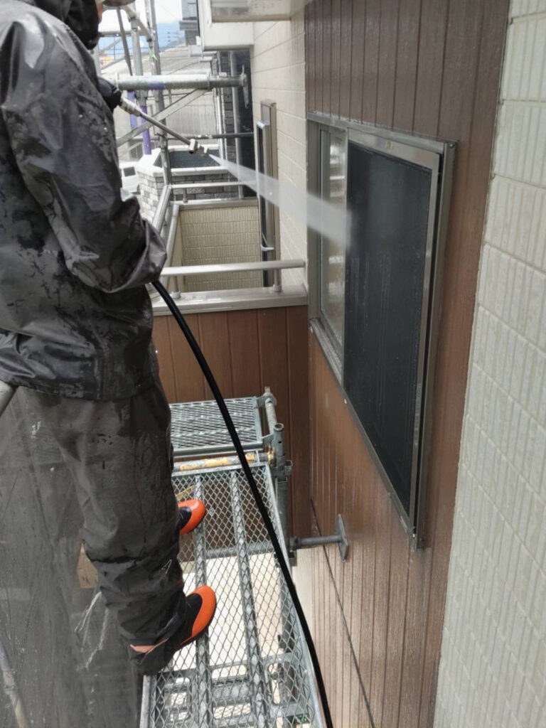 福岡県大野城市 H様邸【住宅塗装】高圧洗浄 写真3