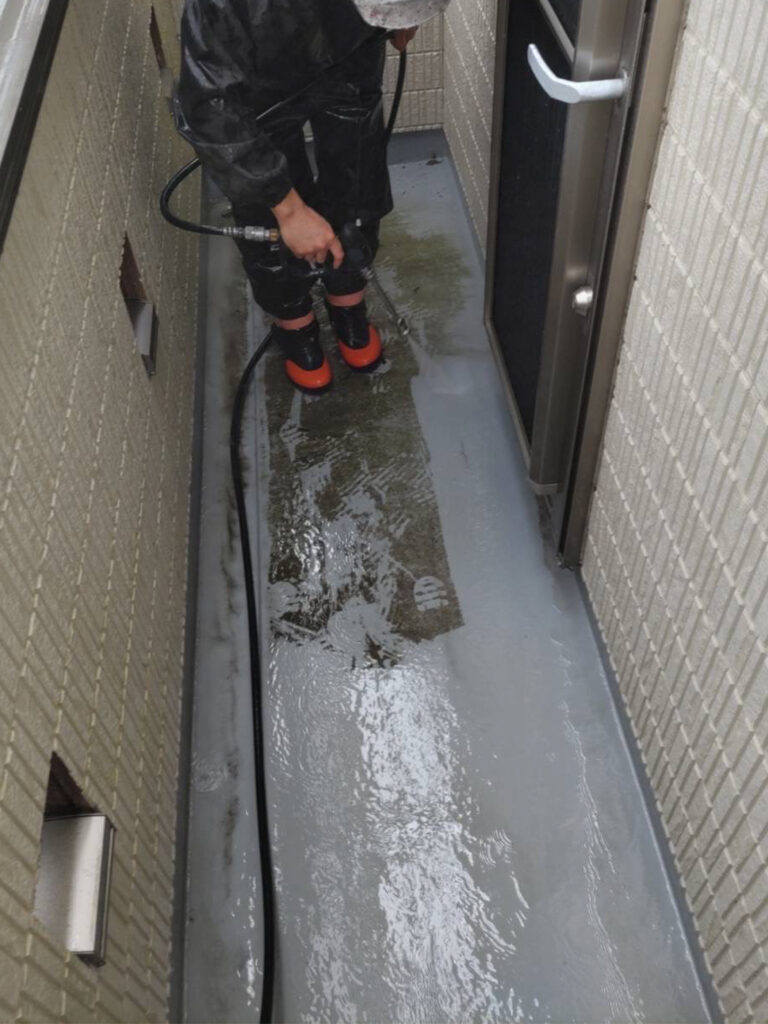 福岡県大野城市 H様邸【住宅塗装】高圧洗浄 写真4