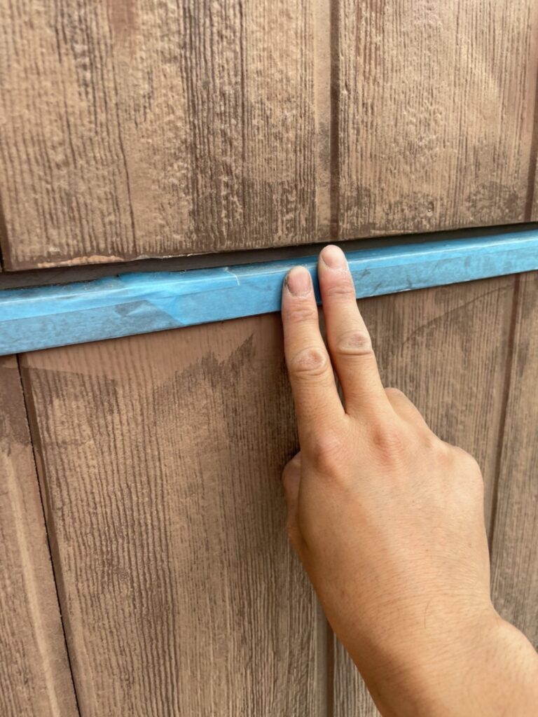 福岡県大野城市 H様邸【住宅塗装】各所養生 写真1