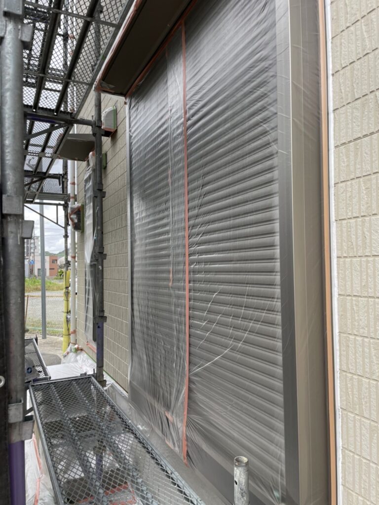 福岡県大野城市 H様邸【住宅塗装】各所養生 写真6