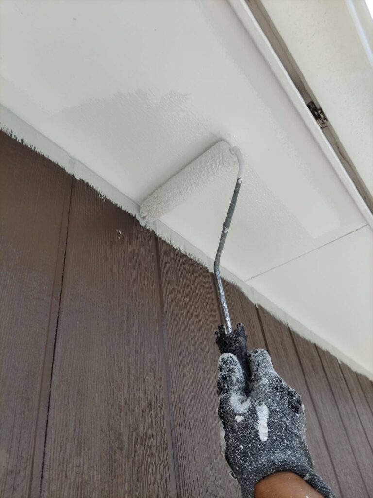 福岡県大野城市 H様邸【住宅塗装】軒天塗装 写真7