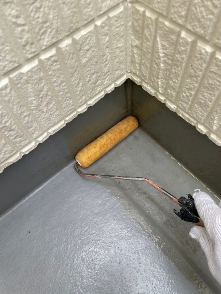 福岡県大野城市 H様邸【住宅塗装】ベランダ防水塗装 写真2