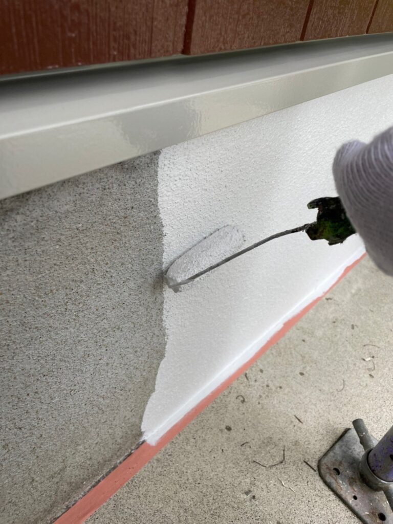 福岡県大野城市 H様邸【住宅塗装】基礎巾木塗装 写真5