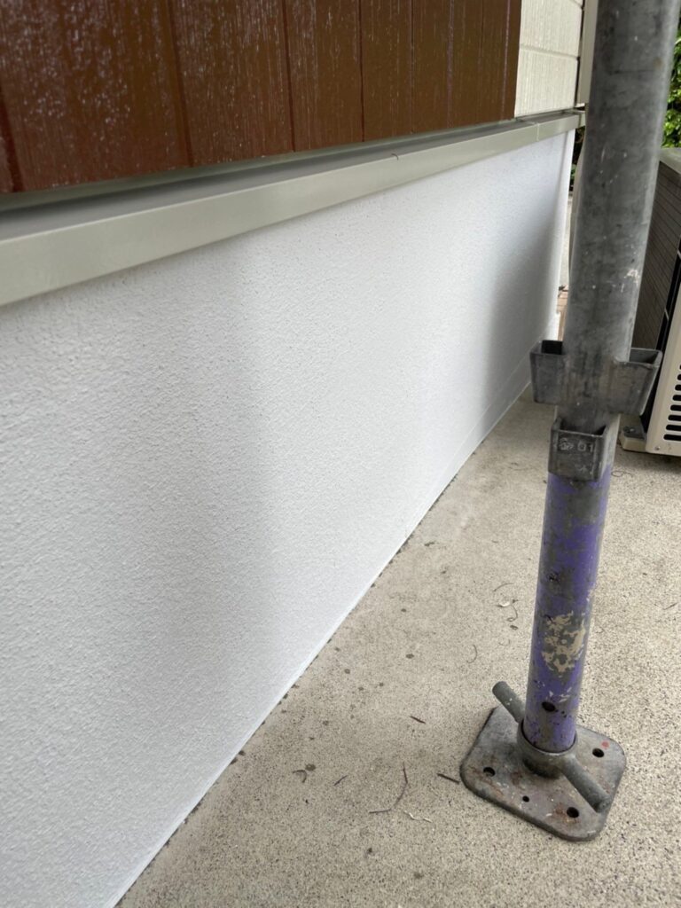 福岡県大野城市 H様邸【住宅塗装】基礎巾木塗装 写真9