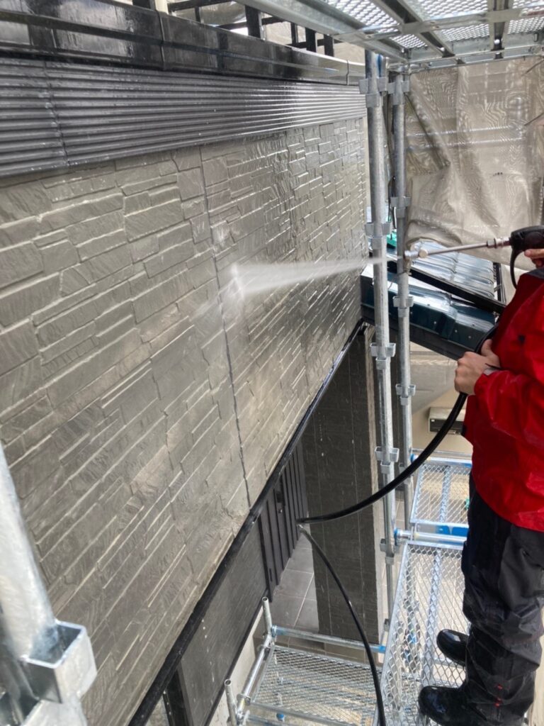 福岡県久留米市 S様邸【住宅塗装】高圧洗浄 写真4