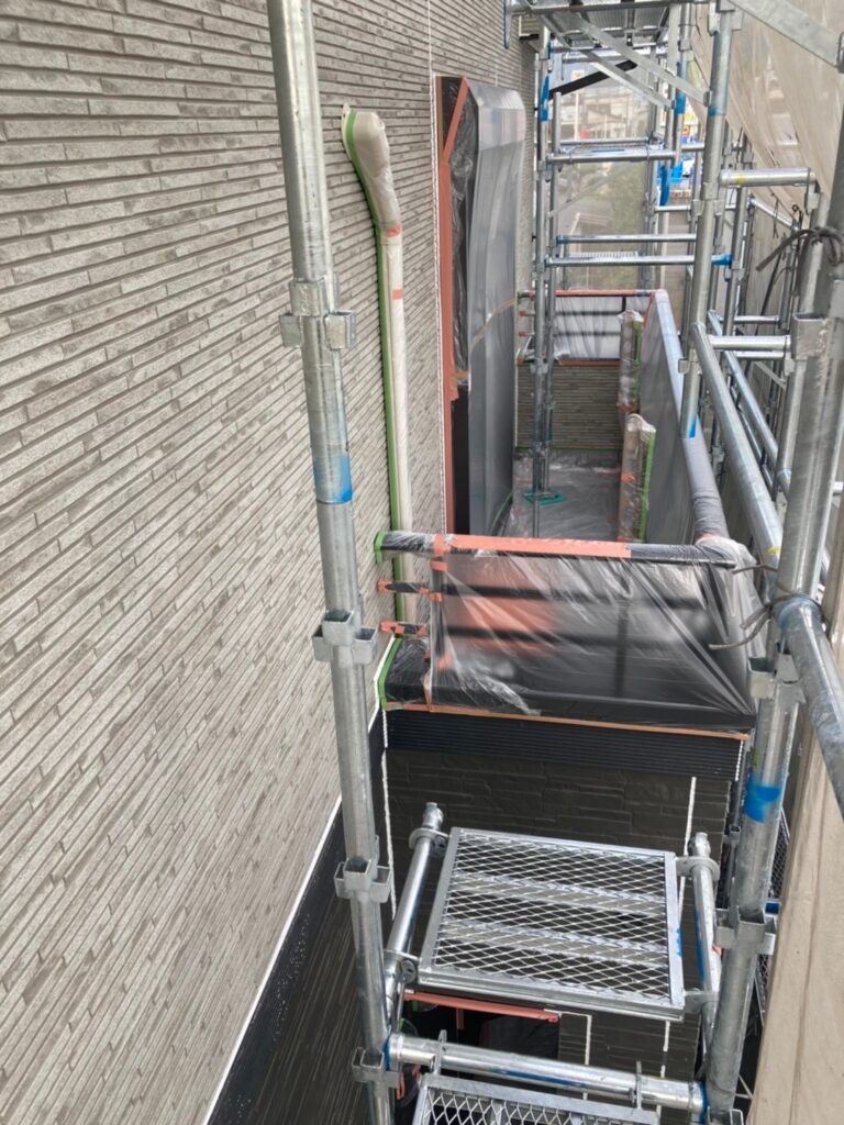 福岡県久留米市 S様邸【住宅塗装】各所養生 写真7