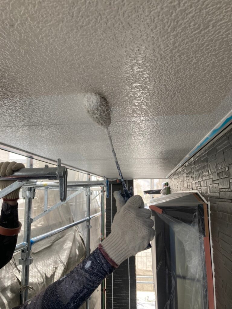 福岡県久留米市 S様邸【住宅塗装】軒天塗装 写真4